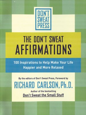 cover image of The Don't Sweat Affirmations